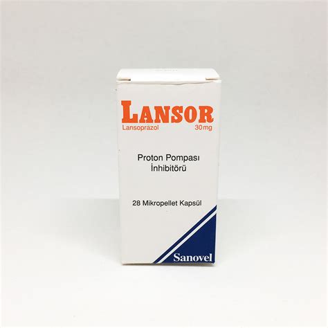 lansor 30 mg 28 kapsül fiyatı